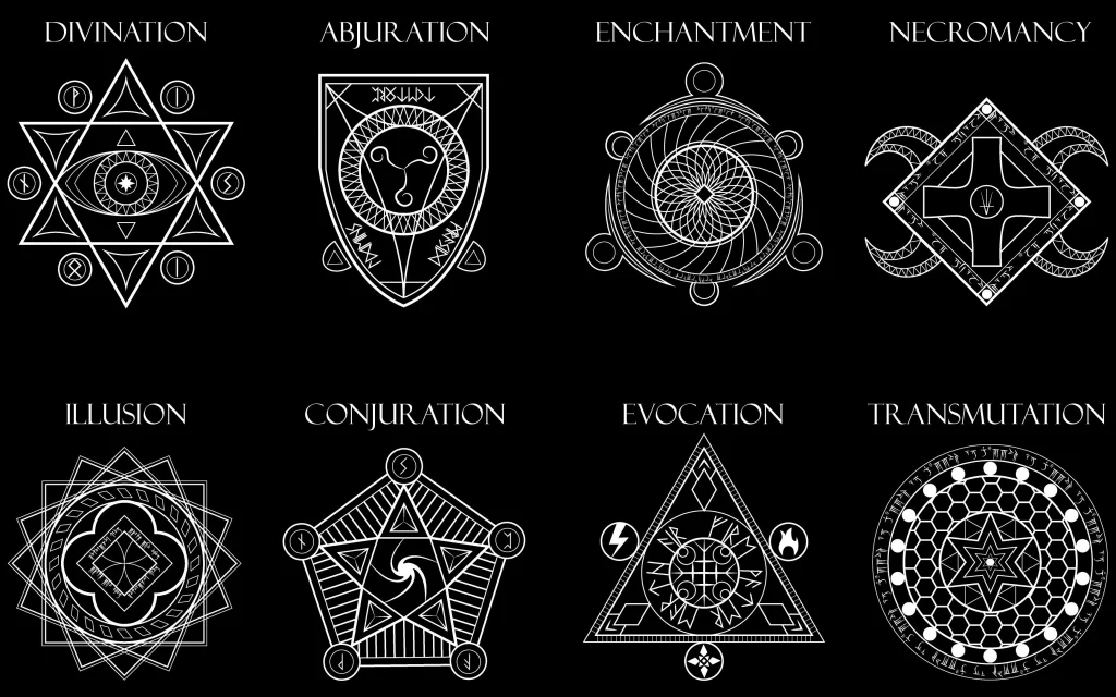 magic symbols,