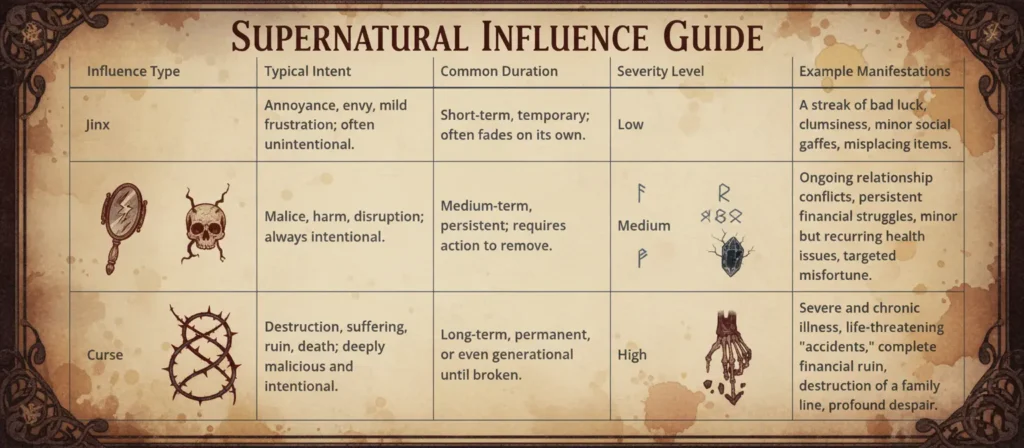 how to remove a curse