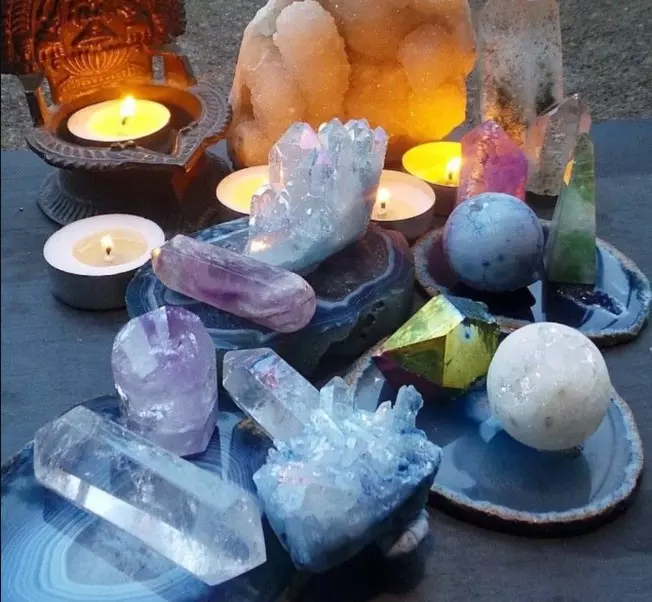 witches and crystals