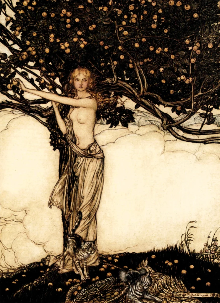 Freya Symbol Golden Apple