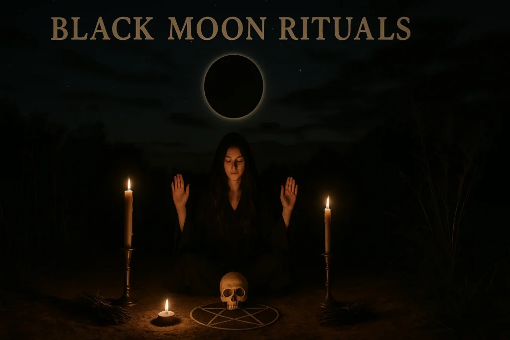 Black Moon Rituals, dark moon witchcraft, dark moon ritual hekate, black moon spiritual meaning, new moon rituals, black moon manifestation, black moon rituals 2025, moon magic spells, black moon meaning,