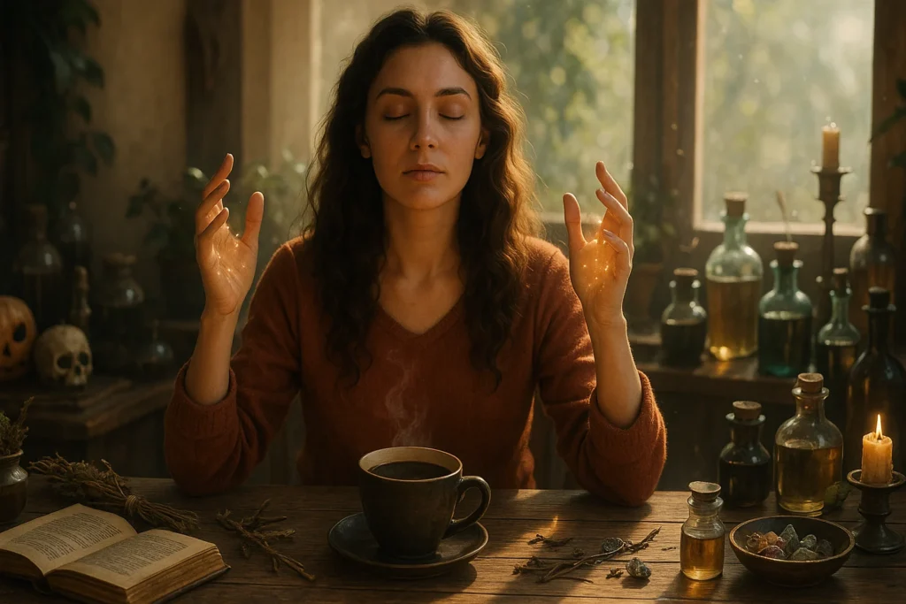 Morning Witchy Rituals, activation ritual morning routine, witchy morning, witchy daily rituals, pagan mourning rituals, daily magic rituals, beginner wiccan rituals,