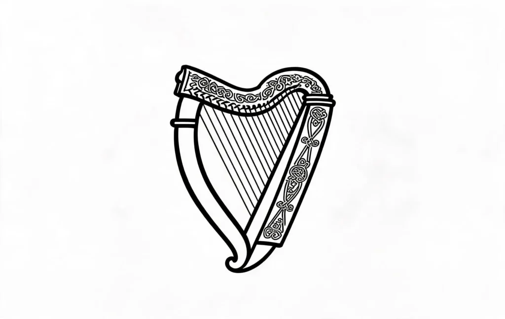 The Irish Harp Symbol