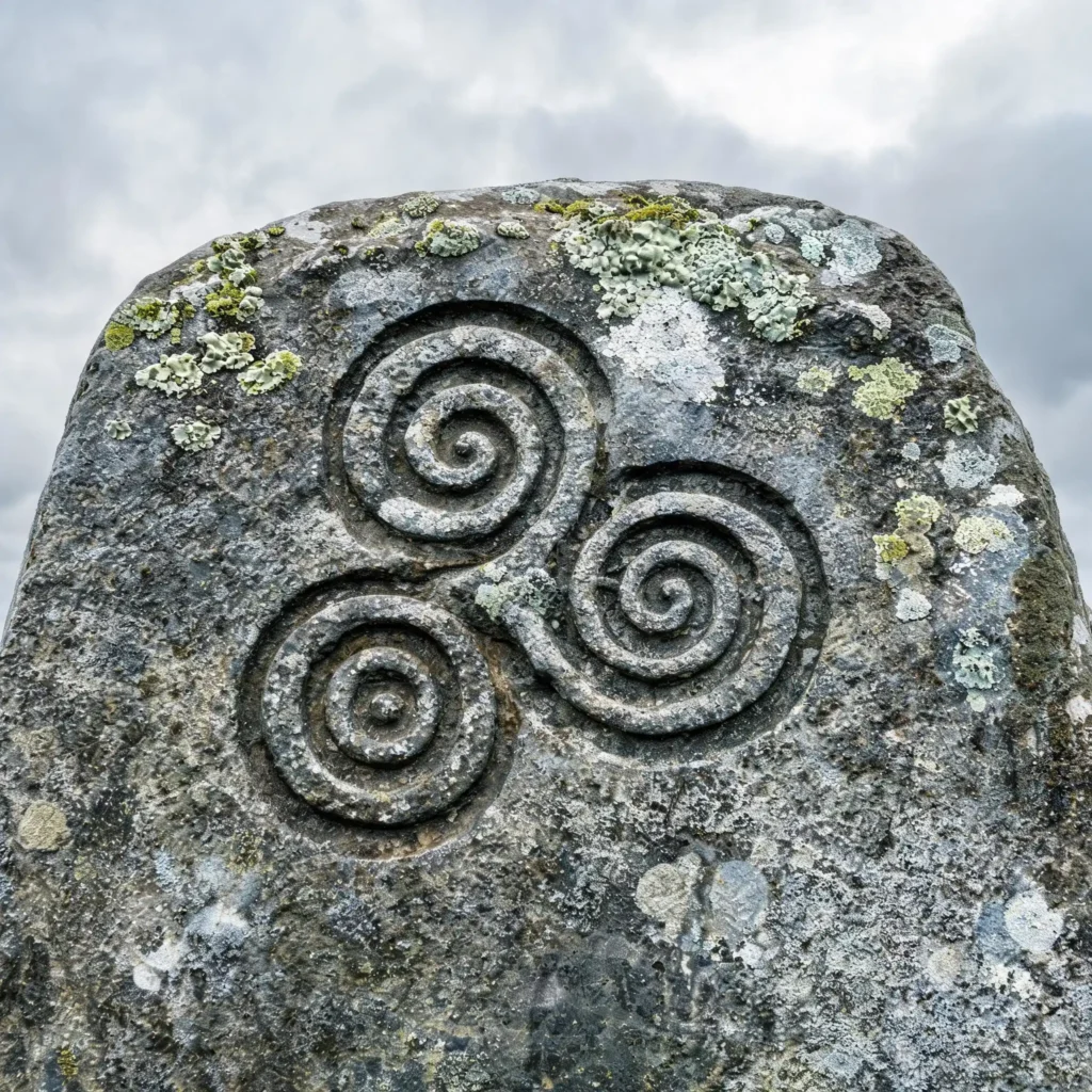 The triple spiral at Newgrange